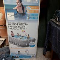 PISCINA FUORI TERRA INTEX  4mX 2m ALTEZZA 1m