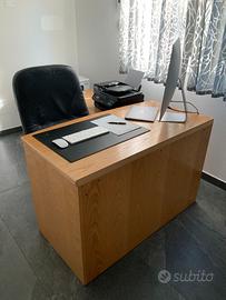 Scrivania Ufficio Angolare Modulare in Legno