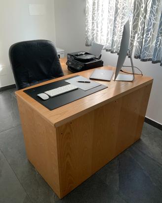 Scrivania Ufficio Angolare Modulare in Legno