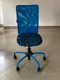 Sedia girevole Ikea da casa