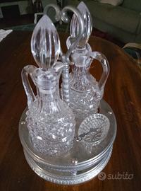 Porta olio, aceto, sale e pepe