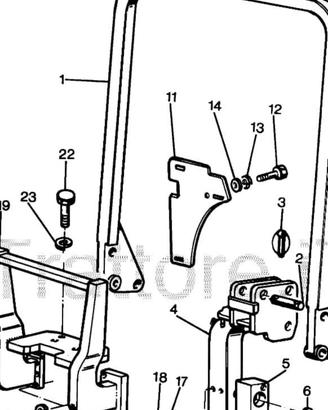 arco di protezione Landini 4830c