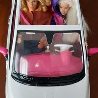 Barbie e Ken in macchina.