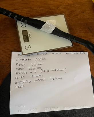Manubrio d-fuse giant 400mmx31,8  mm