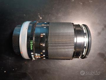 Canon FD 135mm f/3.5 S.C. manual focus + accessori
