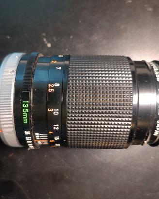 Canon FD 135mm f/3.5 S.C. manual focus + accessori