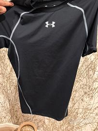 Under armour maglia compressione palestra t-shirt