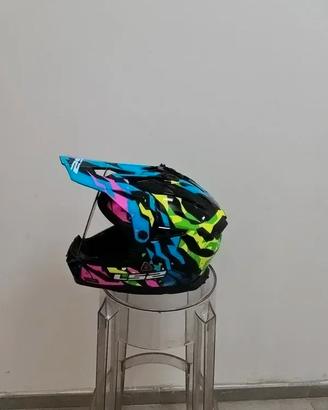 Casco motocross LS2 MX708 Fast II Grotesk Taglia M
