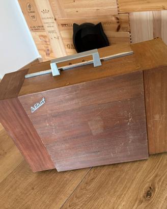 Giradischi Alhof Perpetuum-Ebner 660 in legno.