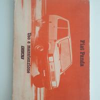 libretto uso e manutenzione FIAT Panda 1^ edizione