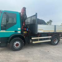 EUROCARGO 150E23 con gru, ACCETTO PERMUTE