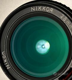 Obiettivo nikon nikkor ai-s 28 f3,5 manual focus