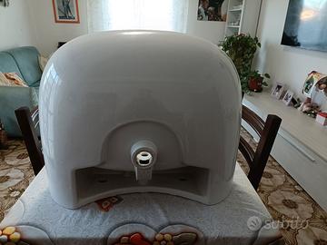 Lavabo sospeso Duravit in ceramica bianca 