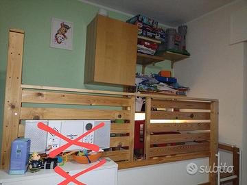 Letto  kura ikea modificato