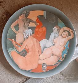 piatto BAGNO TURCO di Renato Guttuso