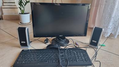 Monitor + Tastiera + Mouse Acer