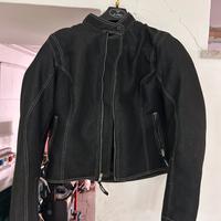 Giacca da moto donna in jeans A-Pro