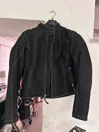 Giacca da moto donna in jeans A-Pro