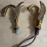 Rubinetti in ottone a forma di cigno