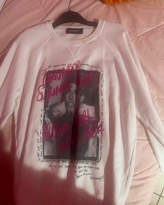 Felpa Dsquared2 “Studio 54 NY 1984” bianca unisex