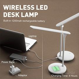 Lampada da Scrivania a LED Senza fili, ATSUI