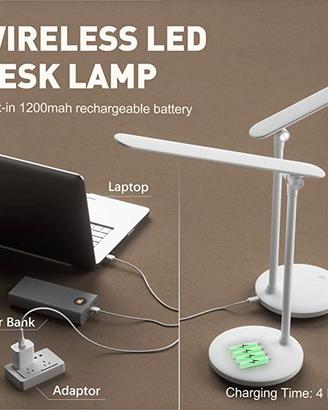 Lampada da Scrivania a LED Senza fili, ATSUI