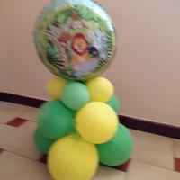 Composizione palloncini battesimo e compleanno