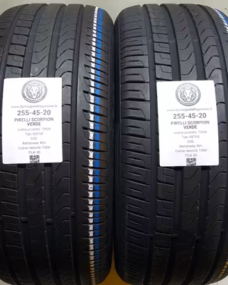 2 GOMME 255 45 20 PIRELLI A73938
