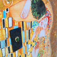 GUSTAV KLIMT CON CORNICE IN GESSO