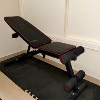 Panca Reclinabile in Pelle 0°–90° Palestra Casa