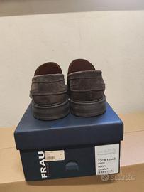 Mocassino (penny loafer) uomo in pelle scamosciata