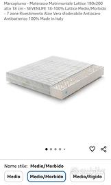 Materasso matrimoniale - lattice100% Made in Italy