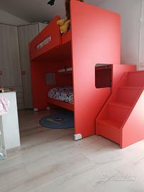 Cameretta a soppalco per bambini