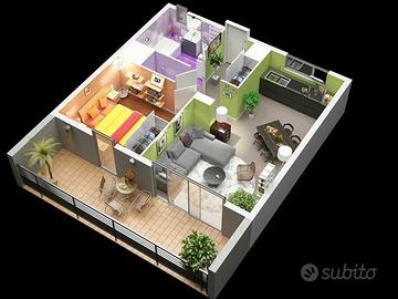 Ampio bilocale a Giussano box auto-libero subito