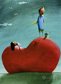 Santini Diego fine art giclee su carta cm.47 x 34