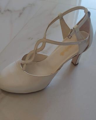 Scarpe da sposa in pelle