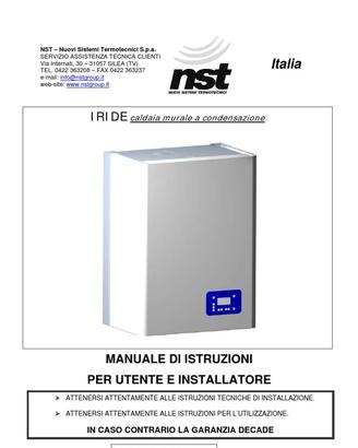 caldaia a condensazione NST IRIDE 26 kW