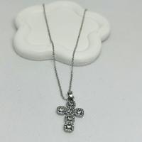Collana croce tennis