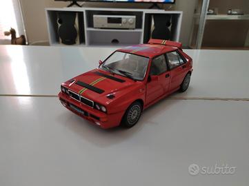 modellino 1 18 lancia delta solido 