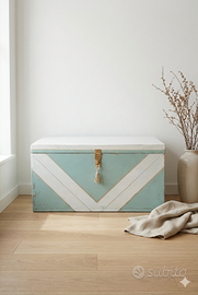 Baule vintage restaurato – stile rustico chic