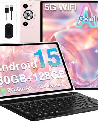 Tablet Android 10 Pollici 30gb RAM+128gb ROM/2tb