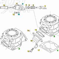Valvola scarico 564mm Aprilia RS125 AP0253373