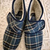 Pantofole alte invernali in lana