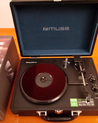 Giradischi a valigetta Muse MT-301, nuovo
