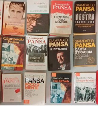 Libri di Gian Paolo Pansa, e altri autori, lotto 1