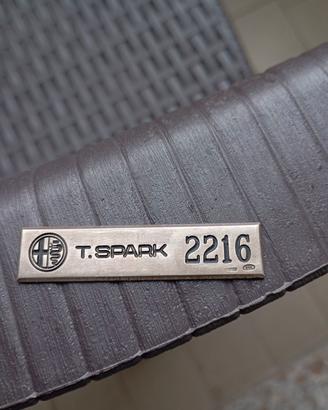 Targhetta alfa romeo 75 T.SPARK a.s.n.