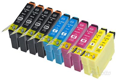10 CARTUCCE 16XL EPSON WF 2510 2530 2630 WORKFORCE