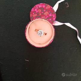 anello argento e zircone 