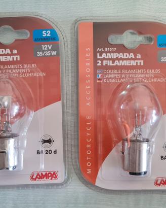 2X lampadina 2 filamenti 12v 35/35W ba20d Lampa