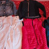 abbigliamento mix per equitazione per bimbi 6-8 a